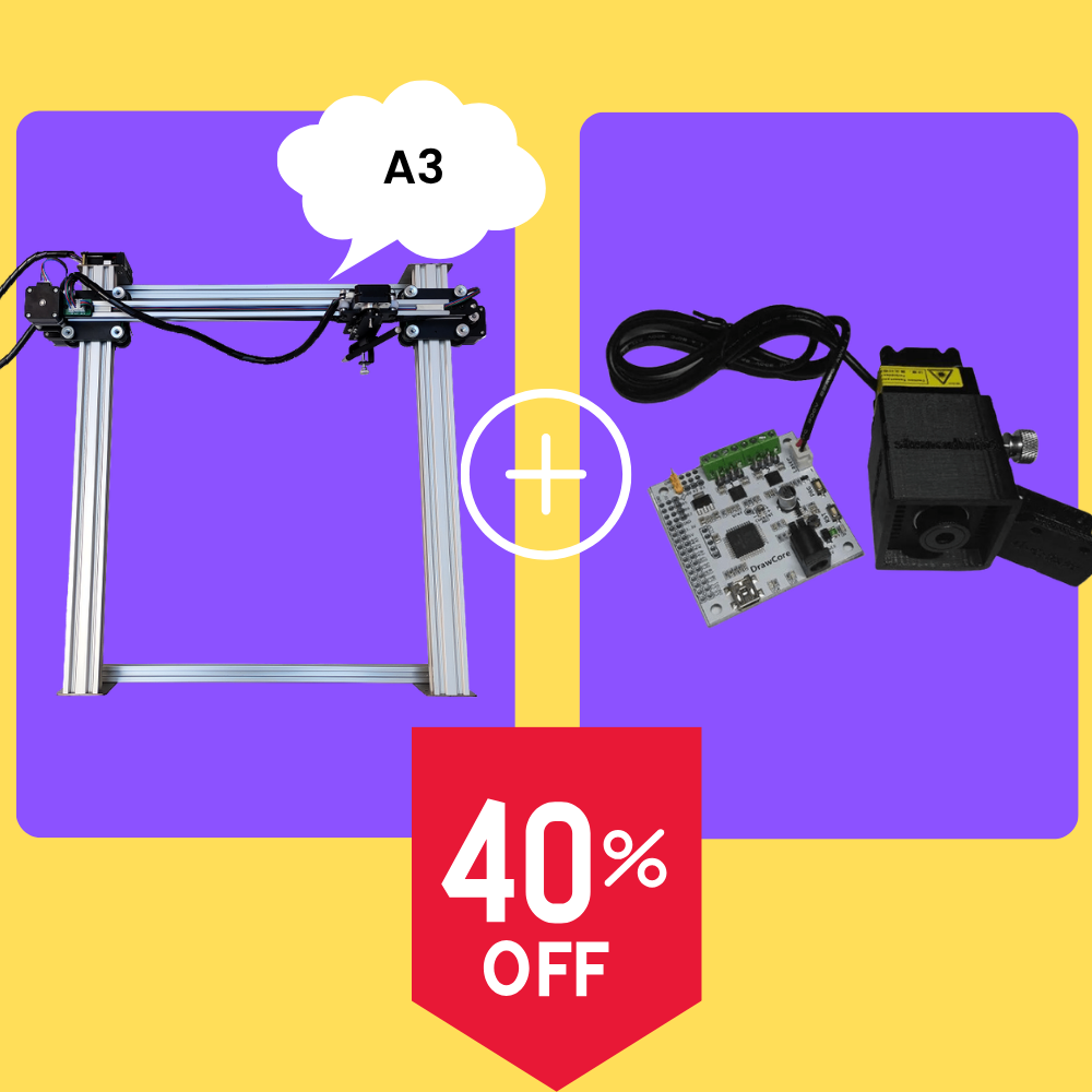 حزمة رأس ليزر iDraw H A3+2.5W