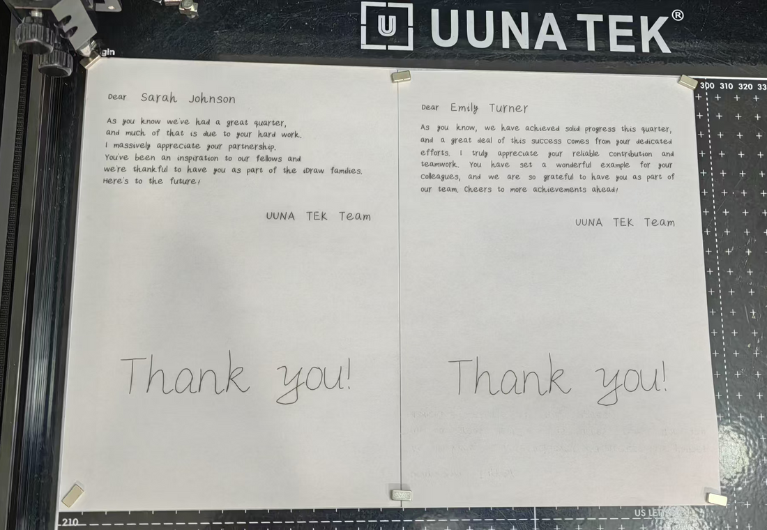 How to Batch Write Personalized Letters with UUNA TEK 3.0 Pen Plotter