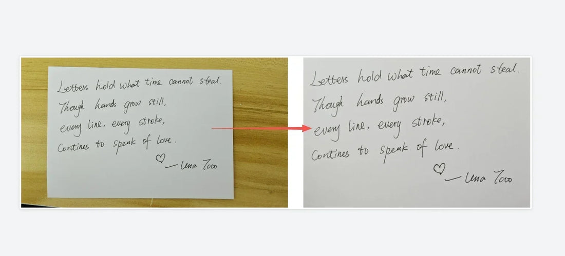 Case Study: From Photo to Pen: Preserving Loved Ones' Handwriting with iDraw Pen Plotter