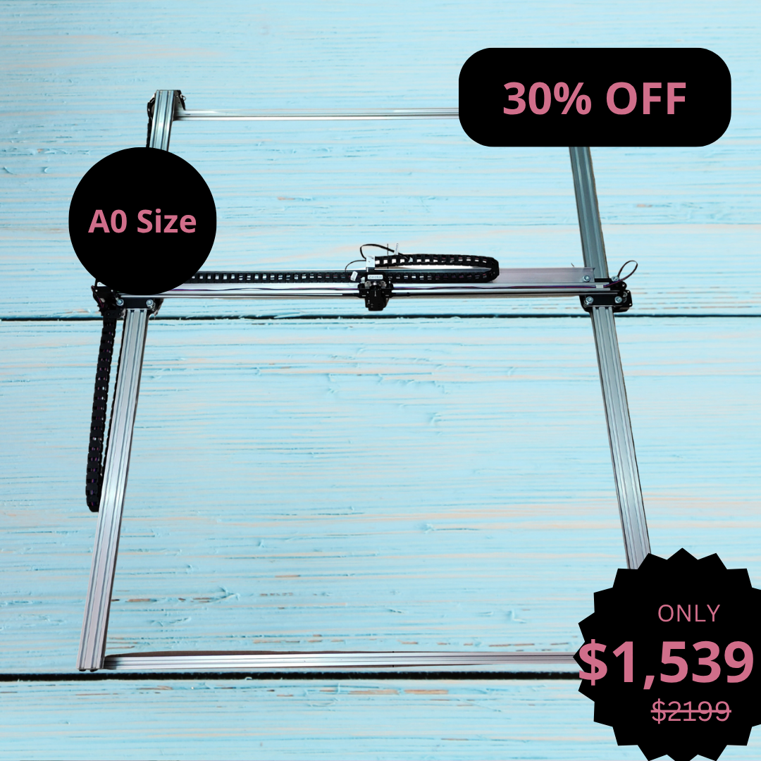 روبوت رسم قلم iDraw H A0 كبير الحجم، آلة رسم قلم، آلة كتابة، آلة توقيع | UUNA TEK