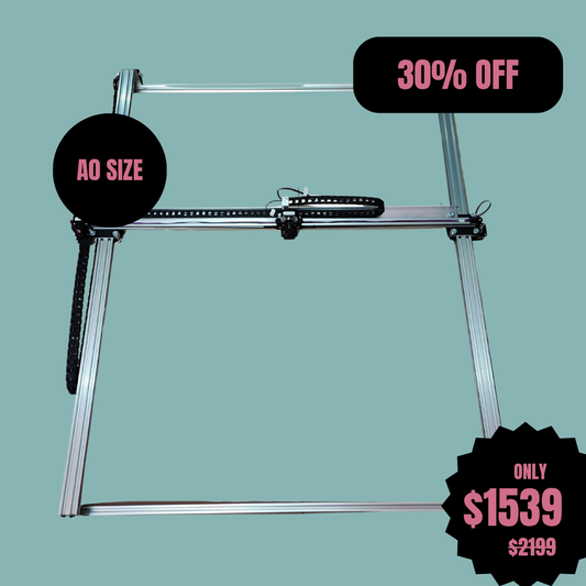 روبوت رسم قلم iDraw H A0 كبير الحجم، آلة رسم قلم، آلة كتابة، آلة توقيع | UUNA TEK