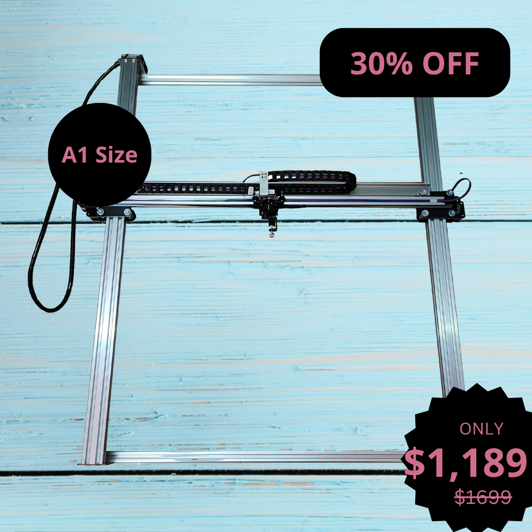 روبوت رسم قلم iDraw H A1 كبير الحجم، آلة رسم قلم، آلة كتابة، آلة توقيع | UUNA TEK