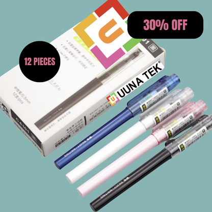 حزمة أقلام مزودة بنابض - 12 قطعة