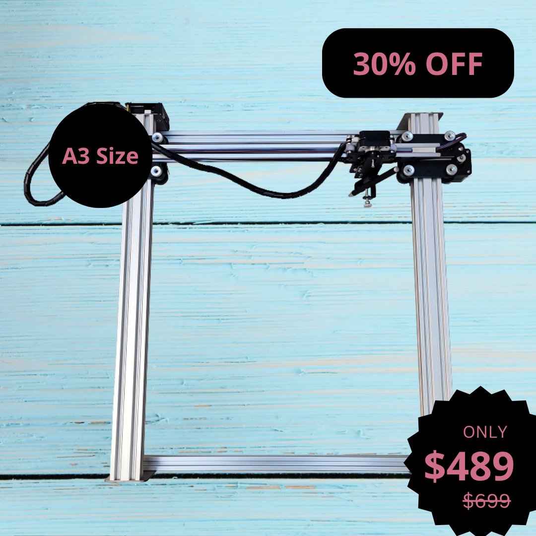 روبوت رسم قلم iDraw H A3، آلة رسم قلم، أسرع 300% من الآخرين