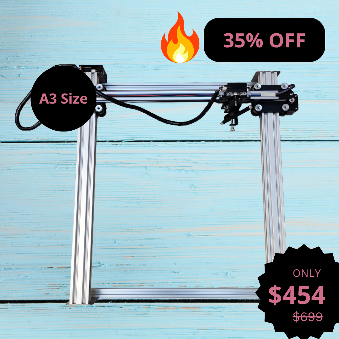 روبوت رسم قلم iDraw H A3، آلة رسم قلم، أسرع 300% من الآخرين