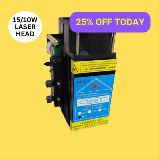 رأس ليزر بقدرة 10W/15W لـ UUNA TEK® iDraw H بمقاسات A3/A2/A1/A0