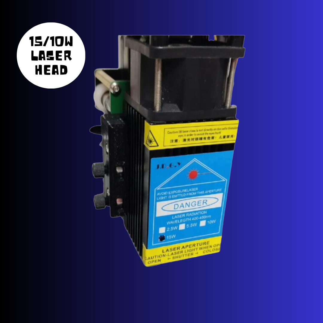 رأس ليزر 10W/15W لـ UUNA TEK® iDraw H بحجم A3/A2/A1/A0