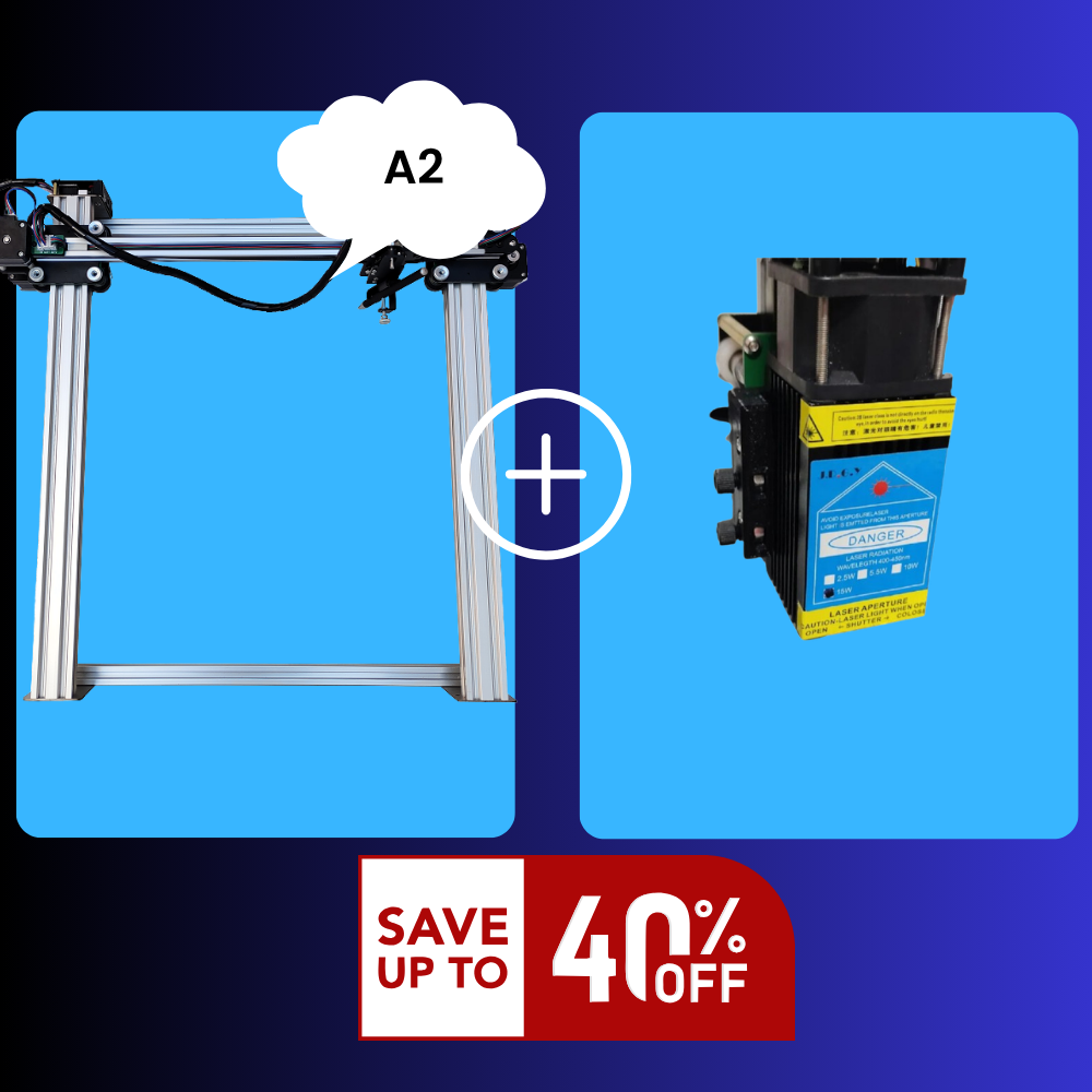 حزمة رأس ليزر iDraw H A2+10W