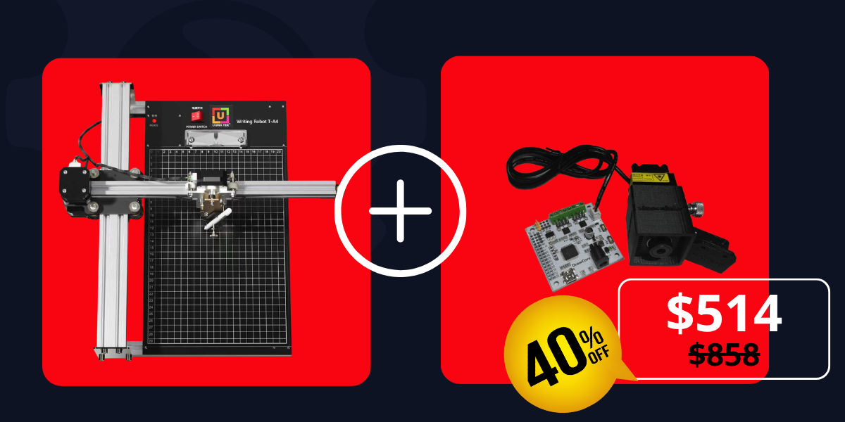 iDraw 2.0 A4+2.5W Laser Head Bundle