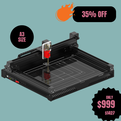 UUNA TEK 3.0 A3 جهاز رسم قلم روبوت متكامل فاخر مُجمّع مسبقًا مع واي فاي وبطاقة SD – مدمج، أكثر هدوءًا، أسرع، وأكثر دقة