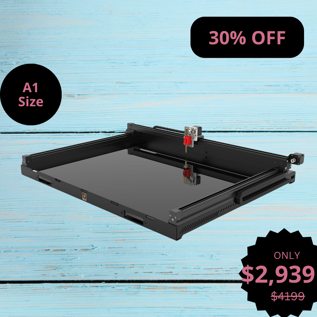 روبوت رسم قلم بلوتر UUNA TEK 3.0 A1 فاخرة متعددة الوظائف مسبقة التجميع مع واي فاي وبطاقة SD – حجم كبير، أكثر هدوءًا، أسرع، وأكثر دقة