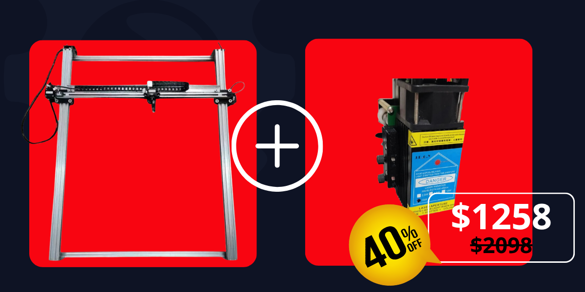 حزمة رأس ليزر iDraw H A1+15W