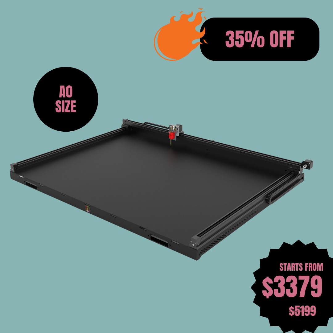 روبوت رسم قلم بلوتر UUNA TEK 3.0 A0 فاخرة متعددة الوظائف مسبقة التجميع مع واي فاي وبطاقة SD – حجم ضخم، أكثر هدوءًا، أسرع، وأكثر دقة