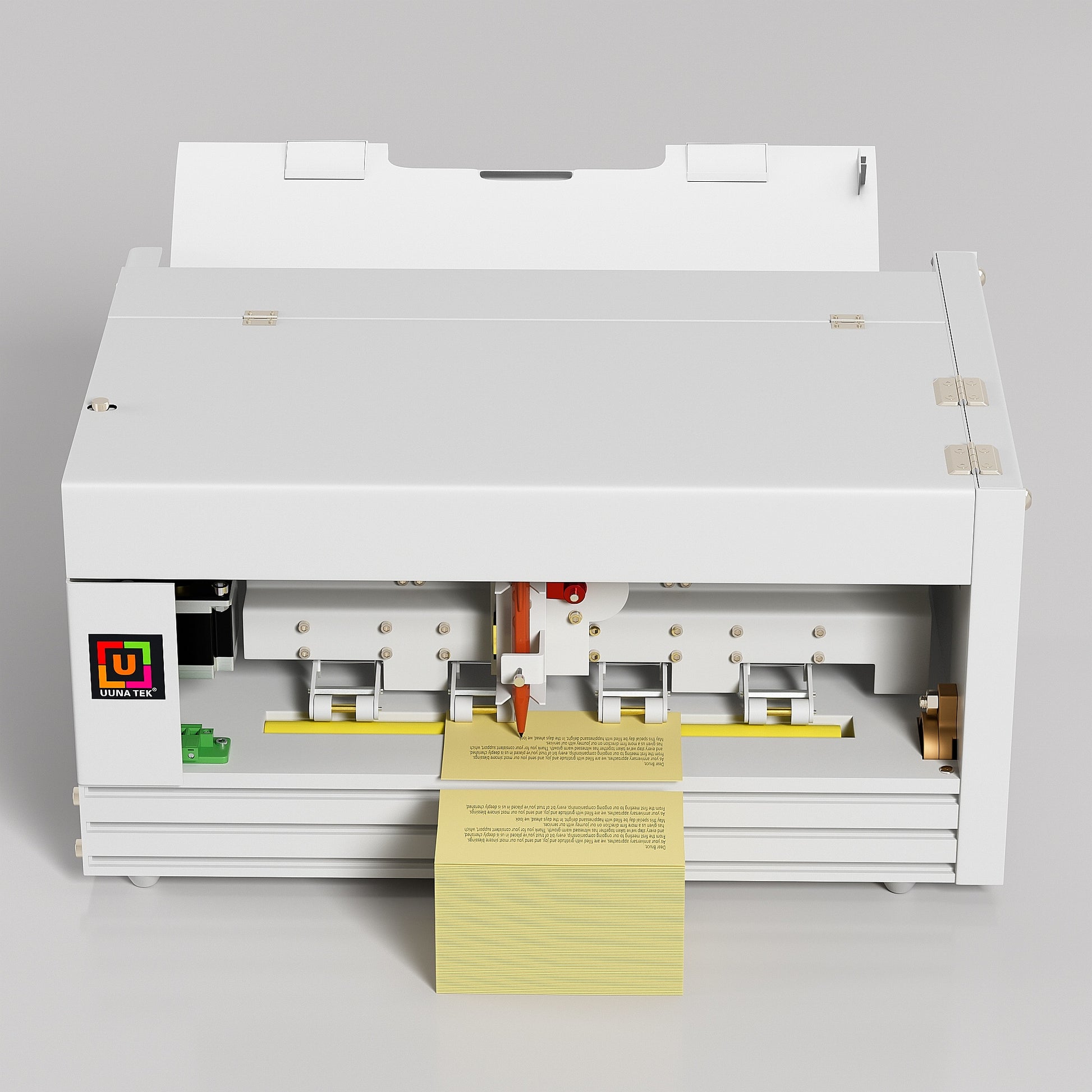 UUNA TEK® iAuto Plus - Handwriting Machine with Feeder/Automatic Signature Machine/Handwriting Machine for Letter/Automatic Writing Machine, Write Up to 210 Letters, 80 Envelops at a Time - UUNA TEK CO.,LIMITED