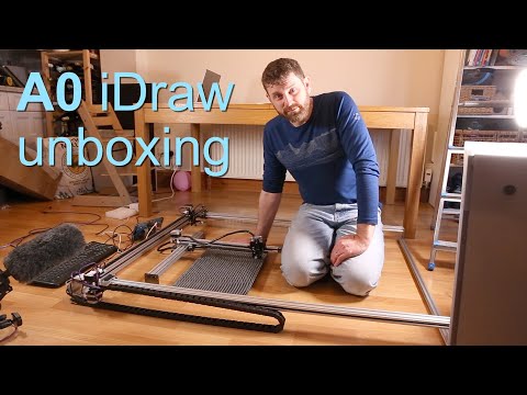 روبوت رسم قلم iDraw H A0 كبير الحجم، آلة رسم قلم، آلة كتابة، آلة توقيع | UUNA TEK